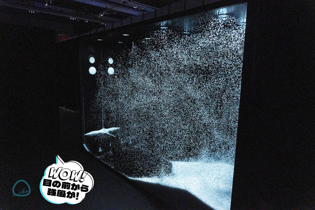 大南極展 ブリザード体験