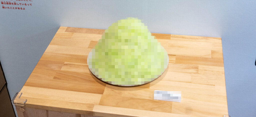 大南極展 隊員の好物 キャベツの千切り