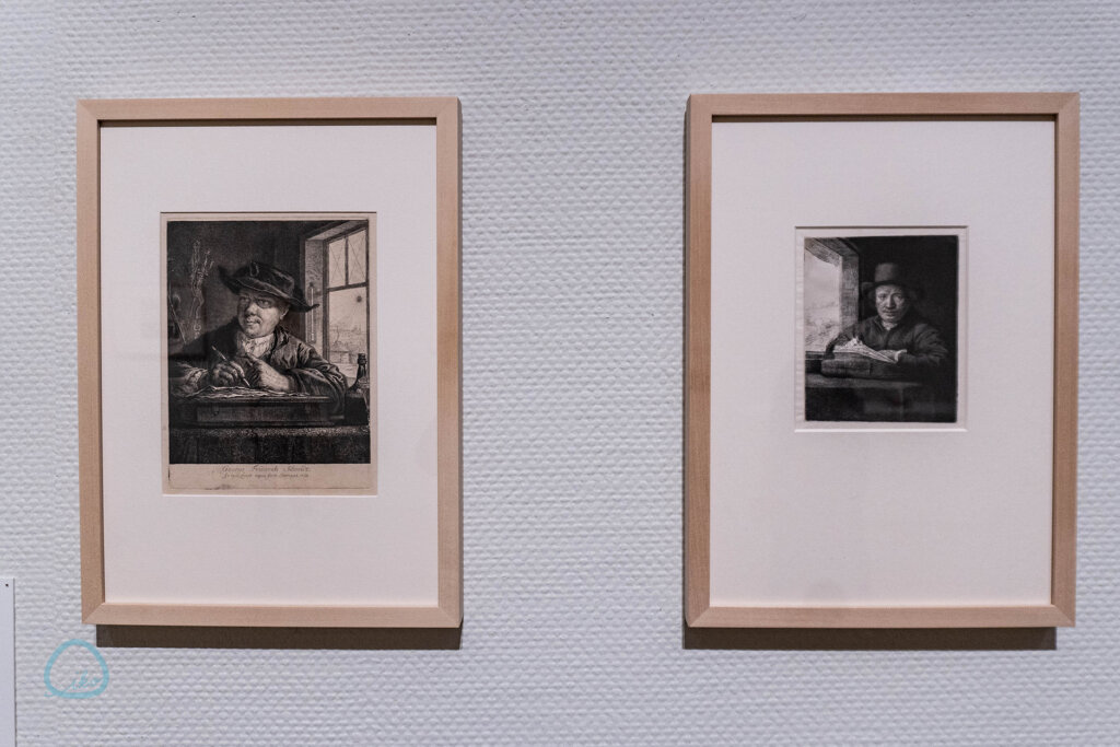 版画家レンブラント展　自画像を模倣した 作品