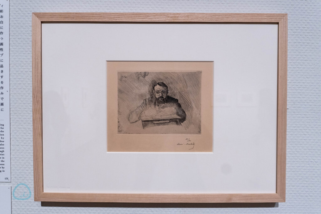 版画家レンブラント展　マティス自画像