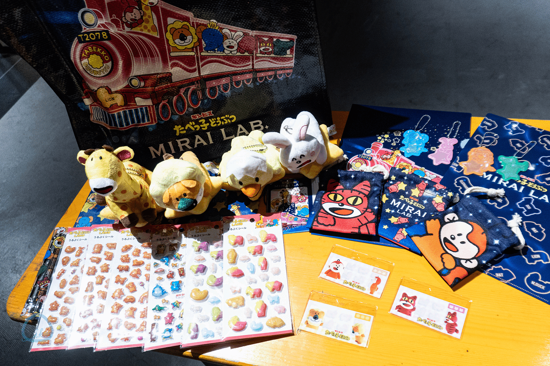 たべっ子どうぶつ MIRAI LAB. グッズ