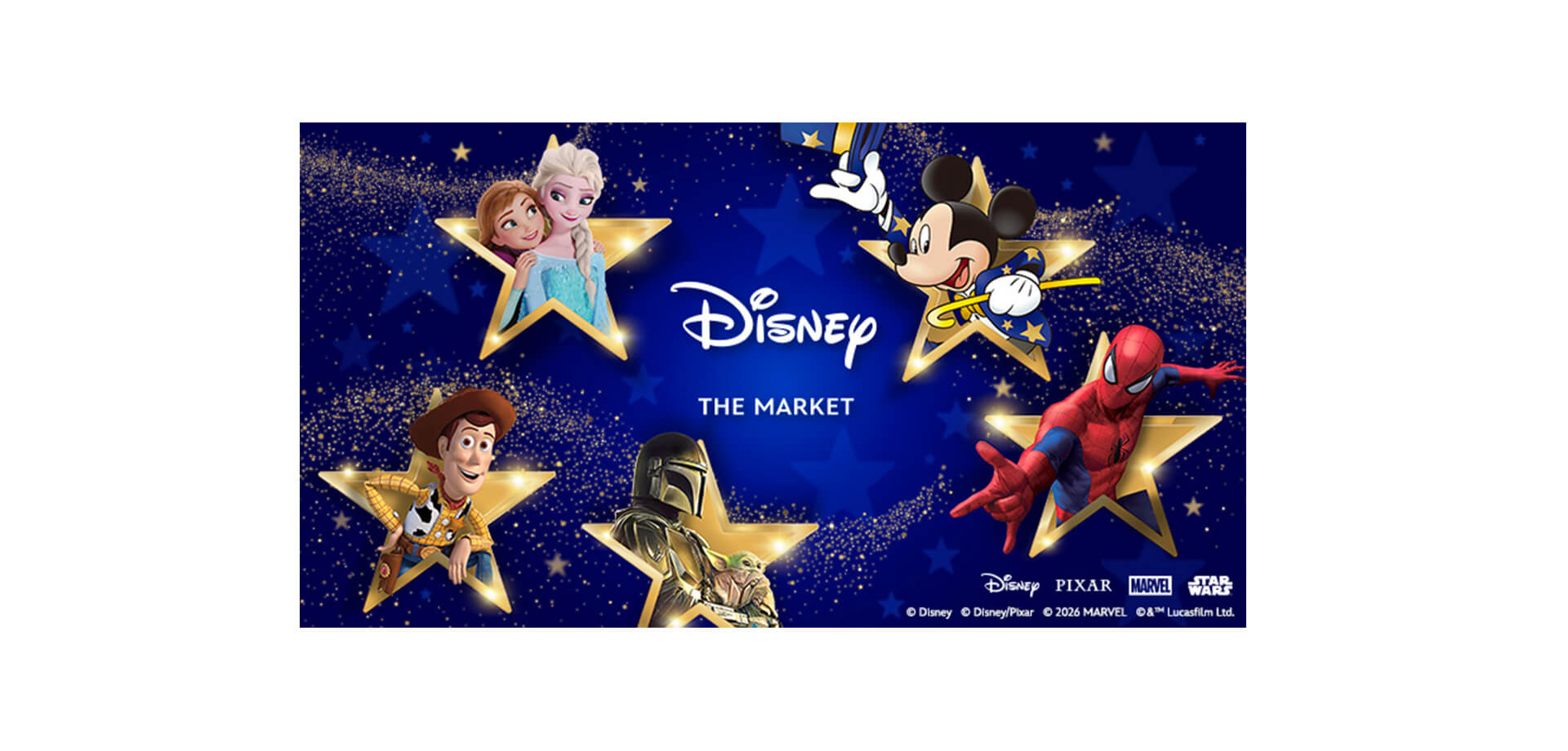Disney THE MARKET 2026 in 日本橋三越本店 メインビジュアル