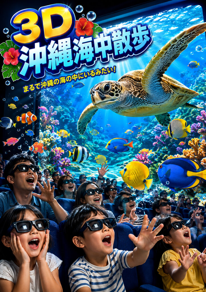 3D沖縄海中散歩のポスター