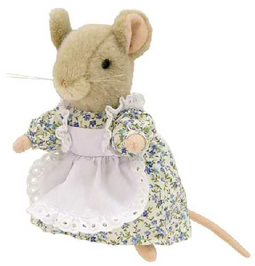 洋服を着たピーターラビットのぬいぐるみ