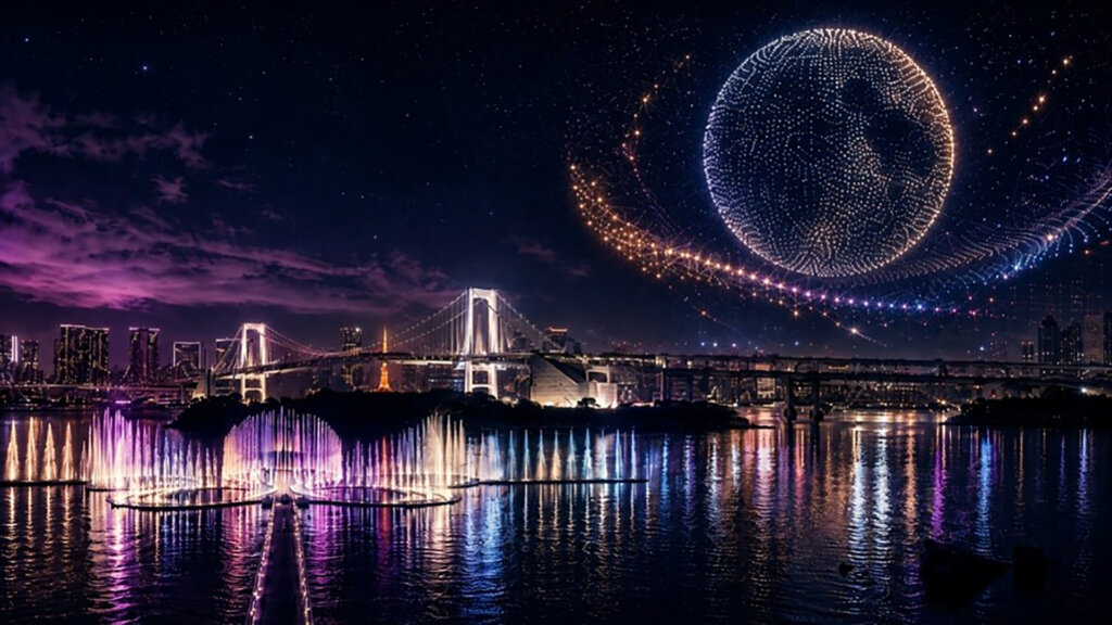 ODAIBA DRONE SHOW 2026 台場の空にまうドローン