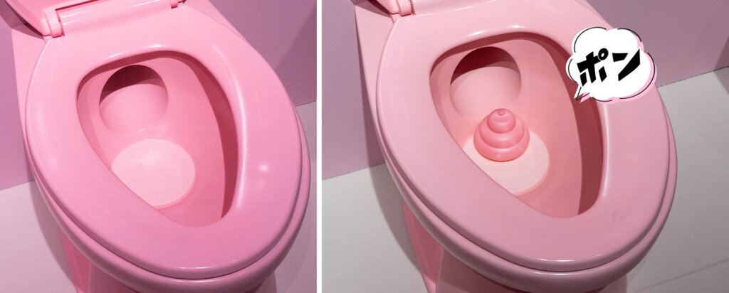 うんこミュージアム横浜ベイ うんこメーカー便器 うんこ