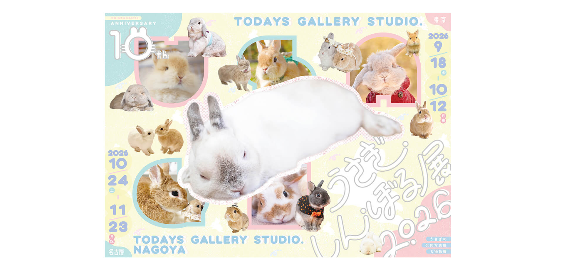 うさぎしんぼる展 2026 メインビジュアル