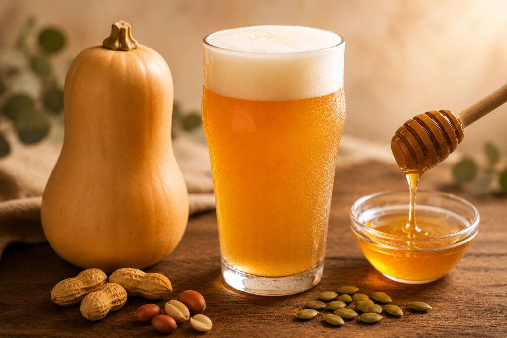 ビールとはちみつ