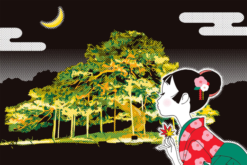 小石川後楽園　小梅ちゃんコラボ