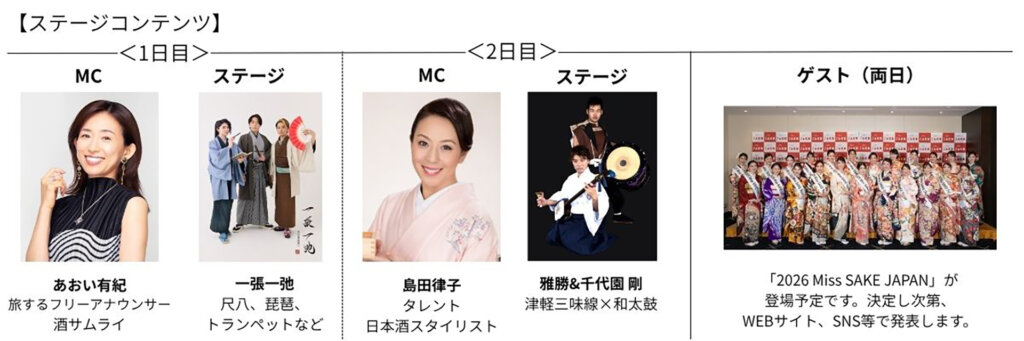 和酒フェスin中目黒 出演スケジュール