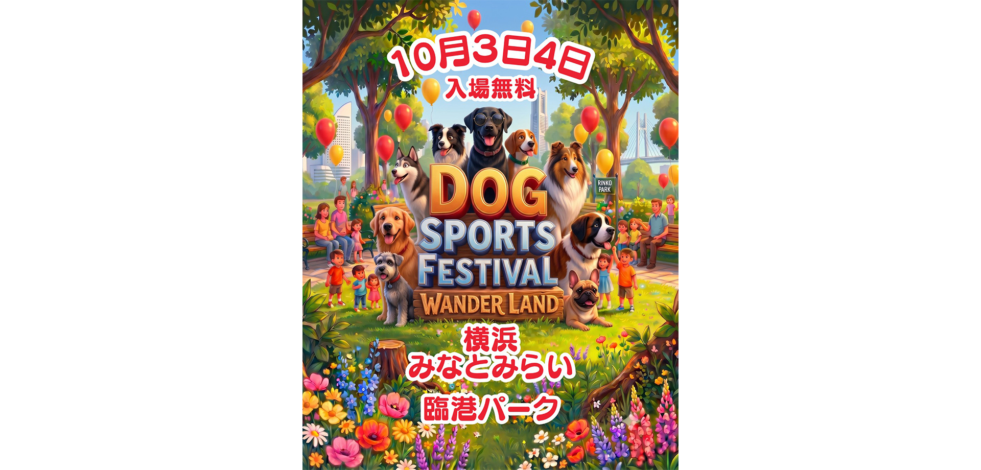 わんスポ2026 in 横浜臨港パーク メインビジュアル