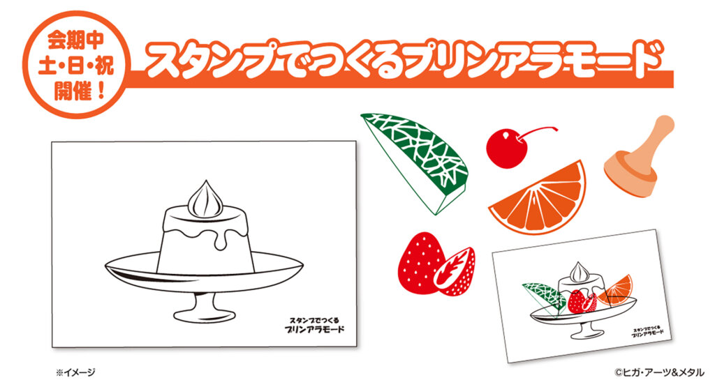 食品サンプルアート展 プリンアラモード