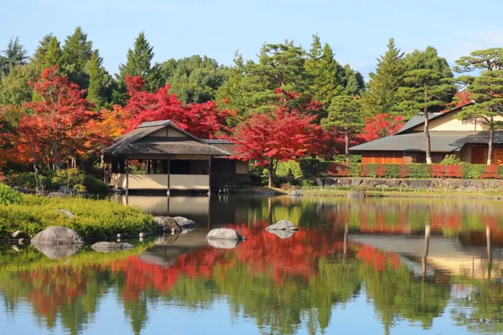 昭和記念公園の日本庭園