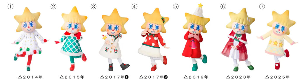 いろいろな服を着たソラカラちゃん