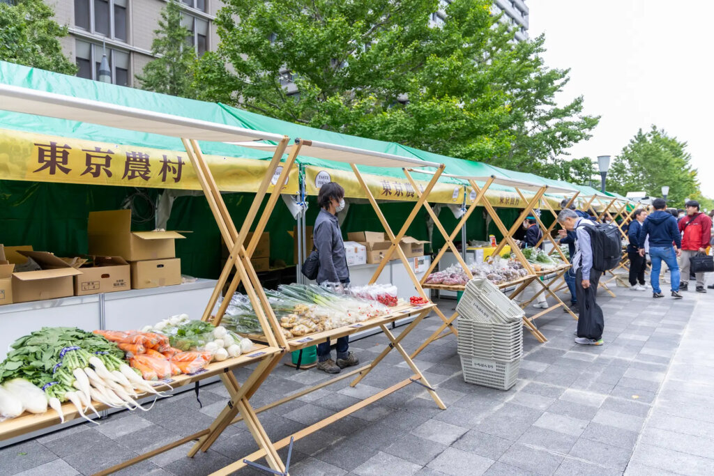 東京味わいフェスタ　路上販売の様子