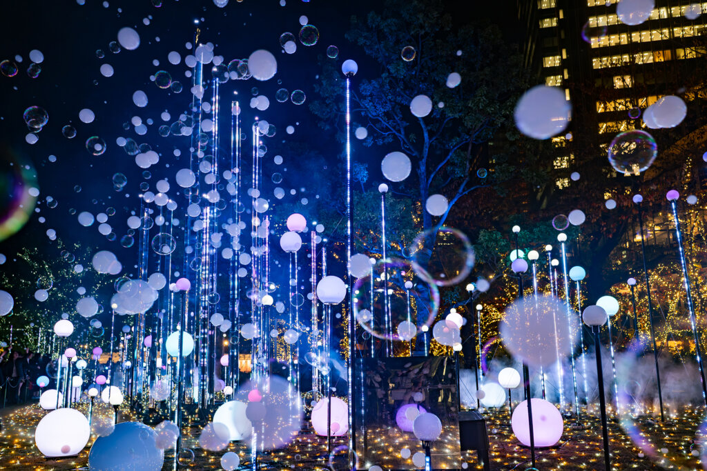 MIDTOWN CHRISTMAS 2026 風船のイルミネーション