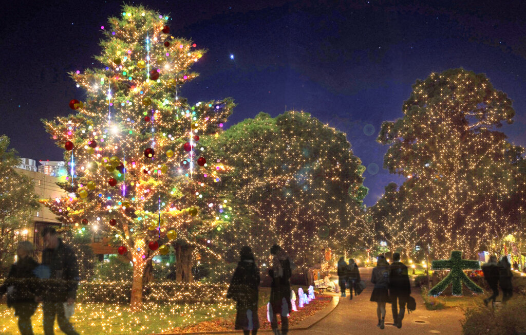 MIDTOWN CHRISTMAS 2026　巨大ツリーのライティング