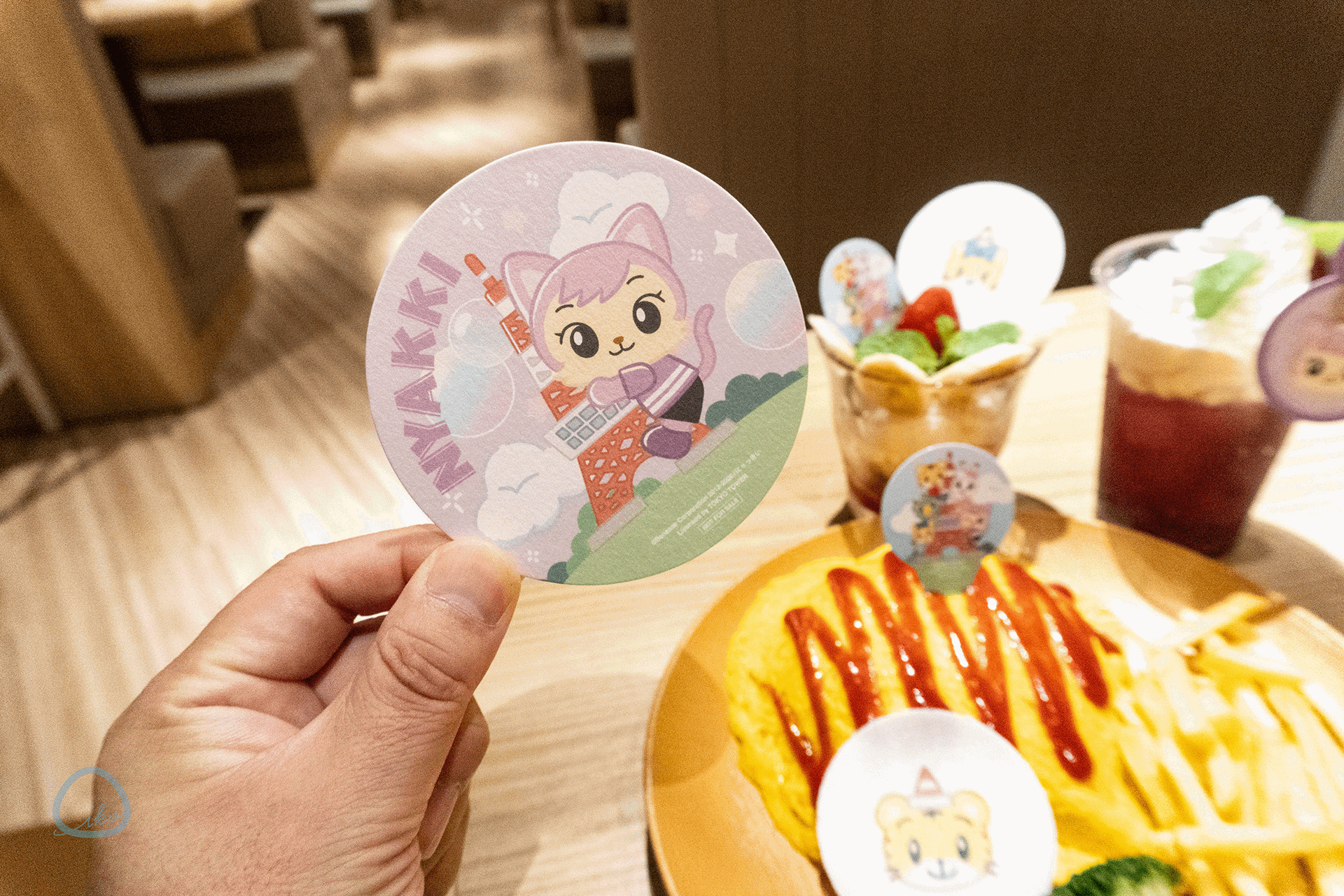 「TOKYO TOWER & Shimajiro」コラボイベント コースター