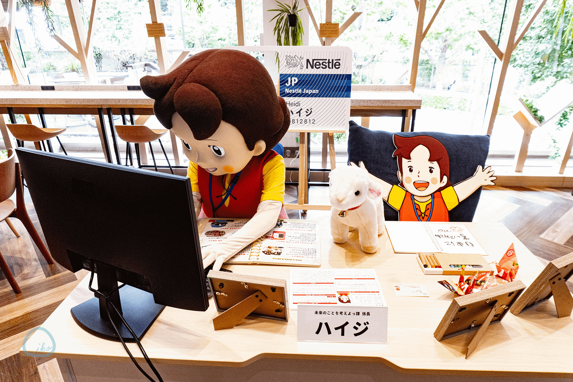 ネスレ日本 係長ハイジのおしごと体験カフェ 会場風景