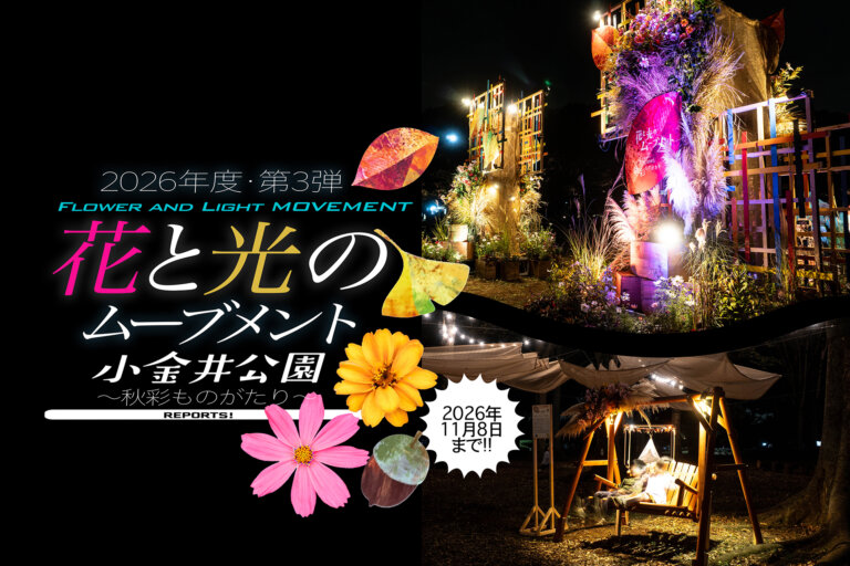 花と光のムーブメント 小金井公園～秋彩ものがたり～　メインビジュアル