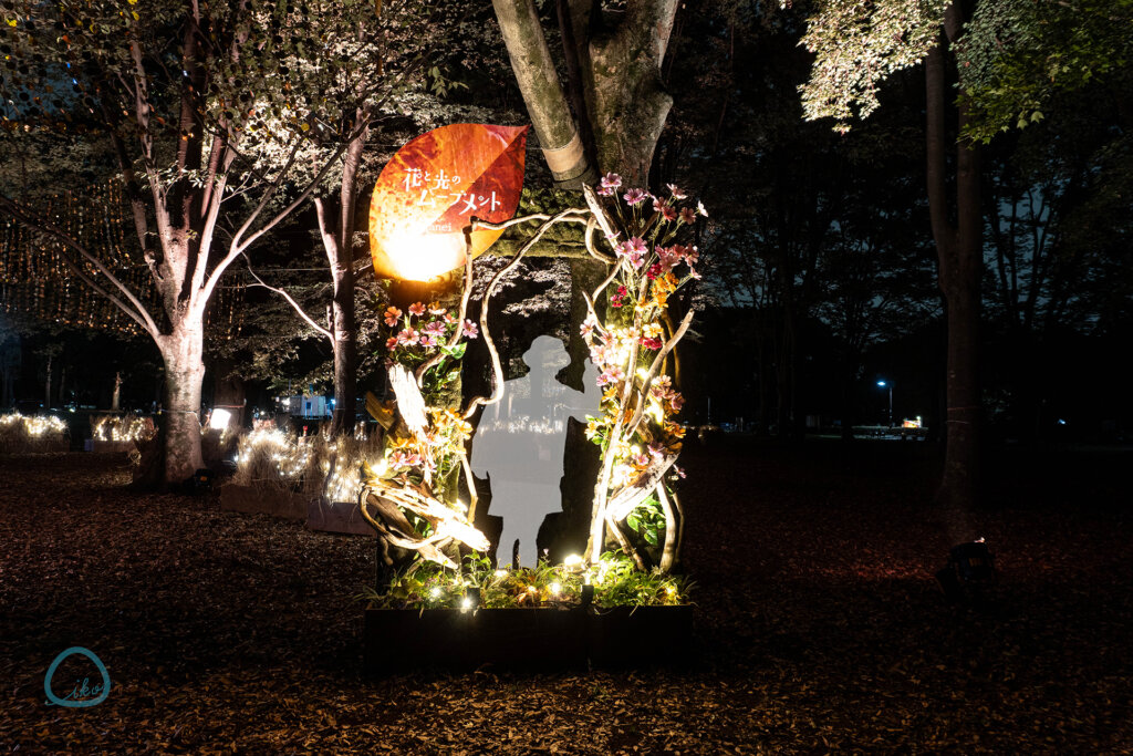 花と光のムーブメント 小金井公園~秋彩ものがたり~ 会場風景